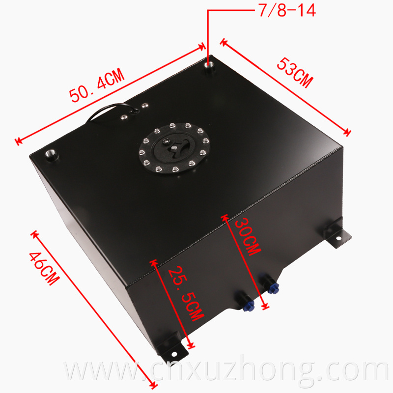 60L Aluminium Surge tank with sensor Fuel cell 60L with sensor foam inside